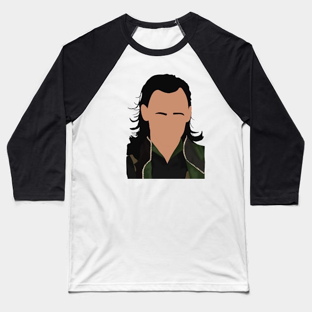 Loki Baseball T-Shirt by Marianaechev